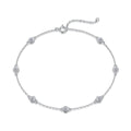 925 silver morganite bracelet - bubble-shaped round stones - fashionable bracelet