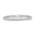 925 silver 3mm sapphire tennis bracelet for women. New style silver-gilded bracelet for men and women.