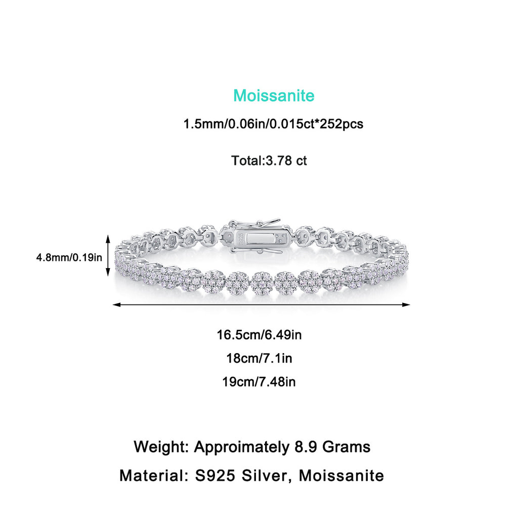 Morgan Diamond Necklace for Ladies - 925 Silver - Small-scale Luxury - Non-fading Necklace