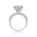 Classic six-prong ring, fashionable women's ring